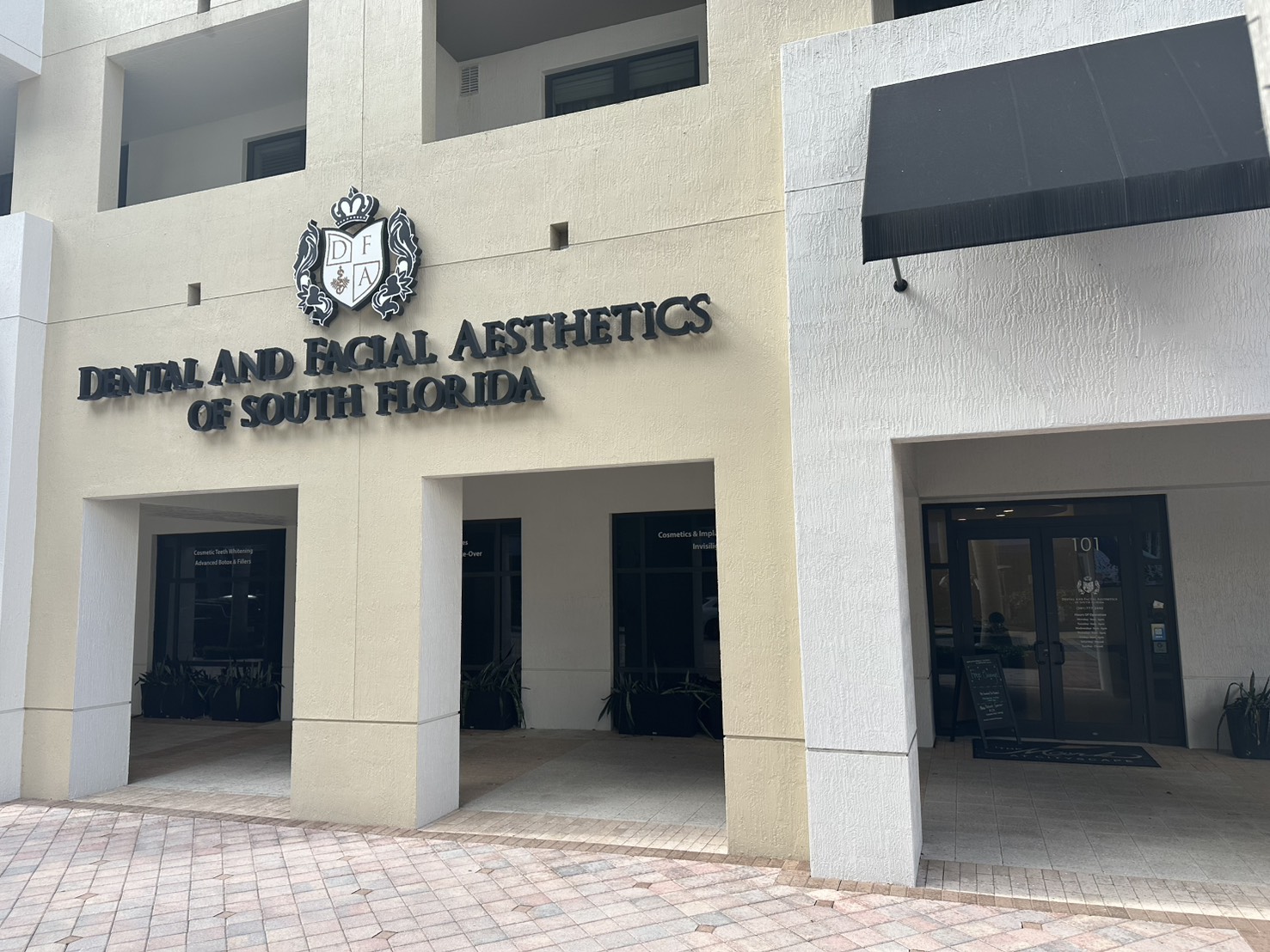 DFA Boca Raton exterior signage