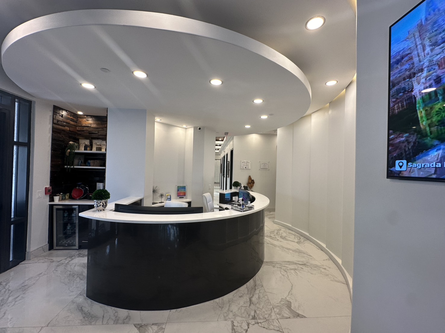 DFA reception and lobby